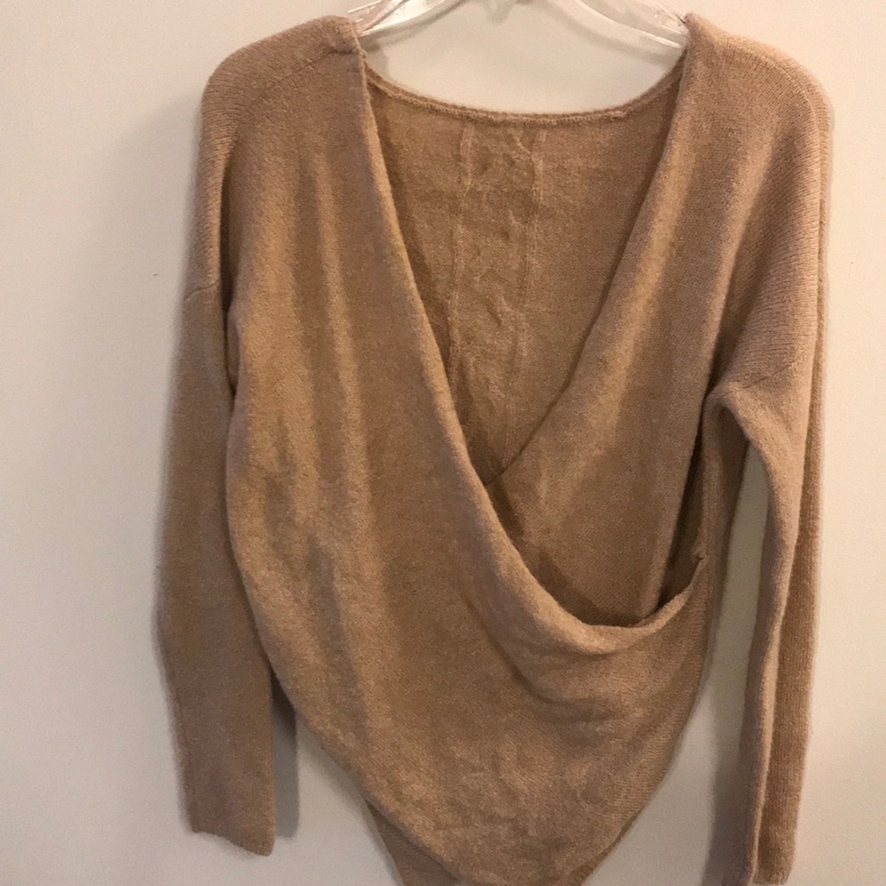 Tan colored sweater size Small